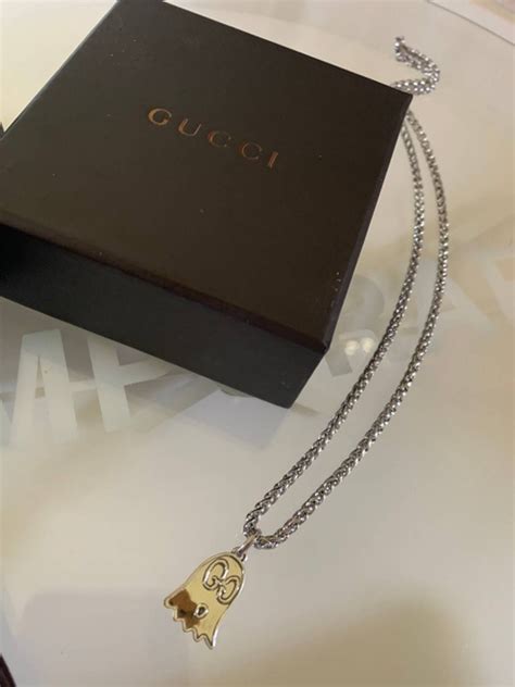 gucci ghost necklace gold|gucci ghost background.